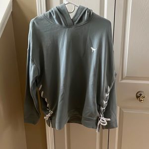 Mint green PINK hoodie